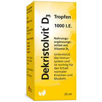 Vitamin D3 DEKRISTOLVIT D3 1000 IU drops