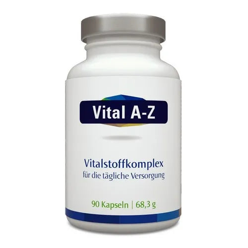 Vitamins, minerals, trace elements, coenzymes and plant extracts, VITAL AZ Vital Substance Complex Capsules