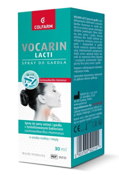 Vocarin Lacti throat spray
