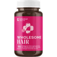 WHOLESOME HAIR Biotin Collagen Hair Wax for Women Capsules