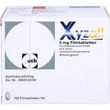 Allergic rhinitis, hives (urticaria), XYZALL film-coated tablets