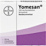 YOMESAN 500 mg, tapeworm, niclosamide