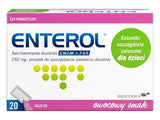 Yeast saccharomyces boulardii, Enterol 250 mg 20 sachets