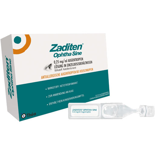 ZADITEN ophtha sine 0.25 mg eye drops single dose