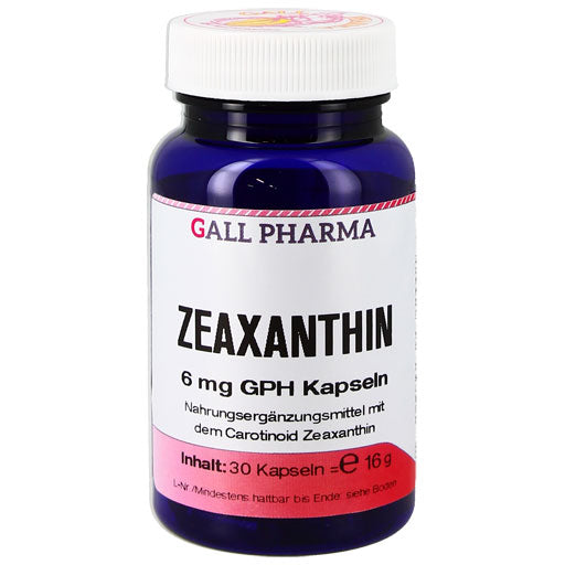 ZEAXANTHIN 6 mg GPH Capsules