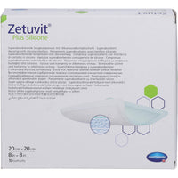 ZETUVIT Plus Silicone sterile 20x20 cm