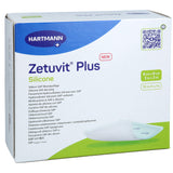 ZETUVIT Plus Silicone sterile 8x8 cm