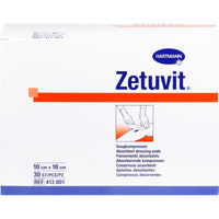 ZETUVIT absorbent compresses non-sterile 10x10 cm
