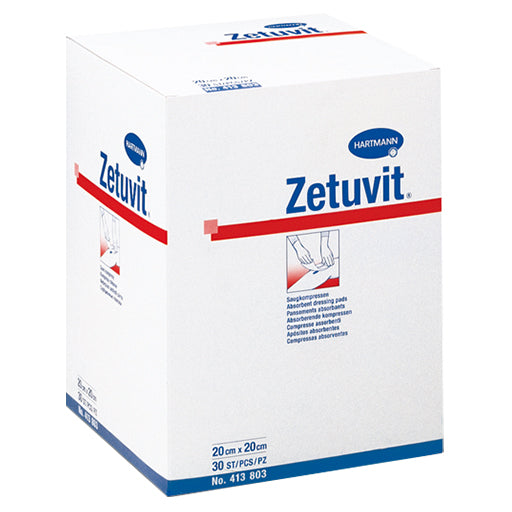 ZETUVIT absorbent compresses non-sterile 10x10 cm