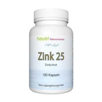 ZINC 25 VEGAN Capsules 180 pcs
