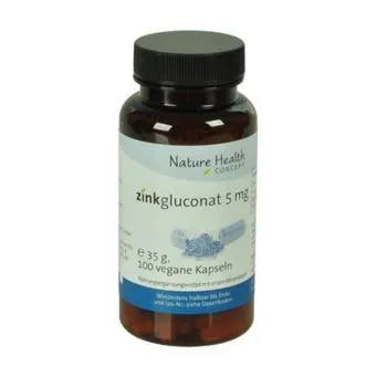 ZINC GLUCONATE 5 mg NHC Capsules 100 pcs