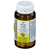 ZINCUM CYANATUM F complex NESTMANN No. 204 tablets UK