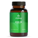 ZINC 50 Depot Zinc Gluconate Vegan High Dose Tablets