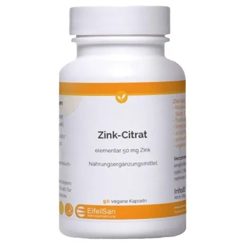 Zinc Citrate 50 mg vegan