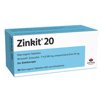 Zinc deficiency, zinc sulfate, ZINKIT 20 coated tablets