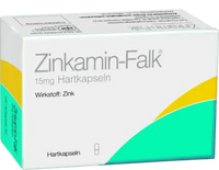 Zinc ion (zinc ions), ZINKAMIN Falk 15 mg hard capsules