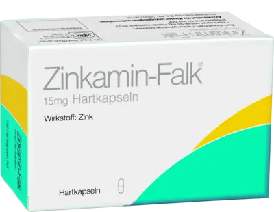 Zinc ion (zinc ions), ZINKAMIN Falk 15 mg hard capsules