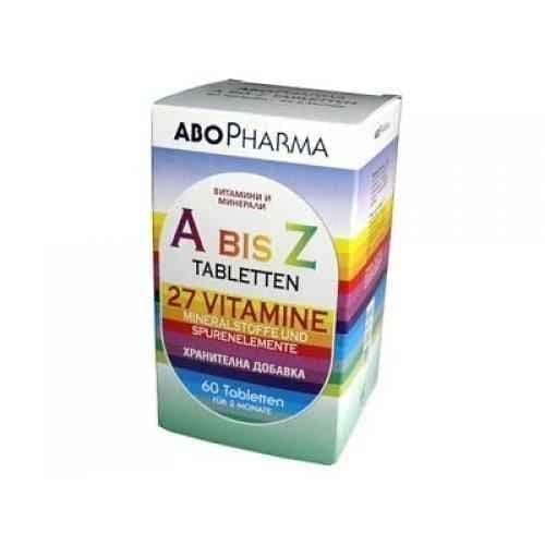 A to Z - 27 vitamins and minerals 60 tablets UK