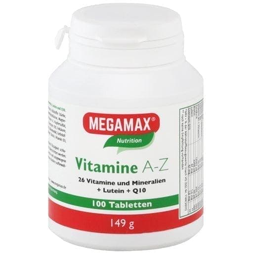 A to z vitamin MEGAMAX + Q10 + Lutein UK