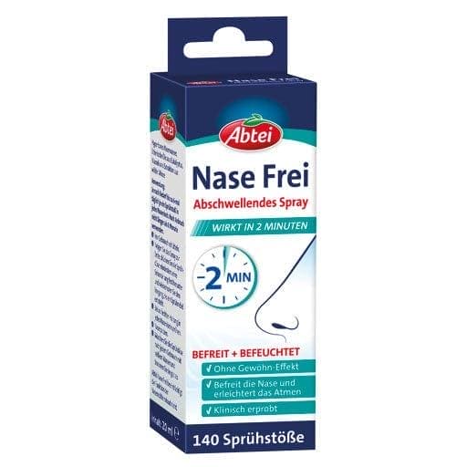ABBEI Nose Clear 2 min decongestant spray UK