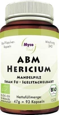 ABM HERICIUM erinaceus mushroom powder HPMC capsules organic 93 pc UK