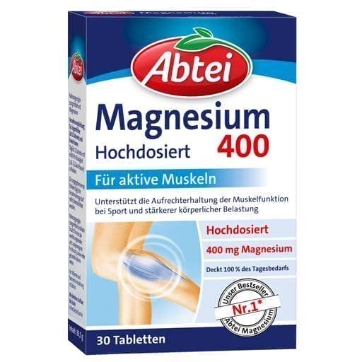 Abtei Magnesium 400 tablets 30 pc UK