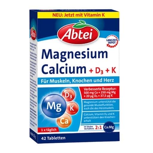 ABTEI Magnesium Calcium+D+K tablets UK