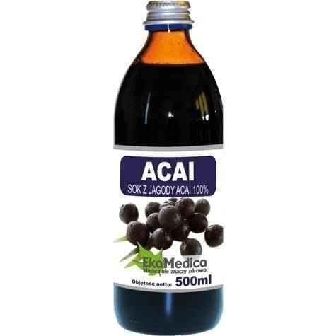 ACAI juice of the acai berry 100% 500ml acai berry juice UK