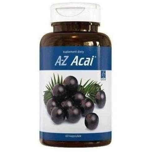 ACAI x 60 capsules, unsaturated fatty acids, fiber, vitamin A, potassium and antioxidants UK