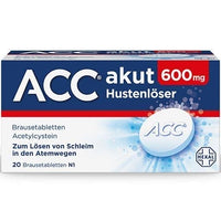 ACC acut 600 acetylcysteine effervescent tablets UK