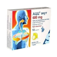 ACC ACUT 600mg 10 sachets for dissolving in hot water UK
