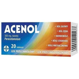 ACENOL tablets of 0.3 x 20, paracetamol, Children from 6 years of age UK
