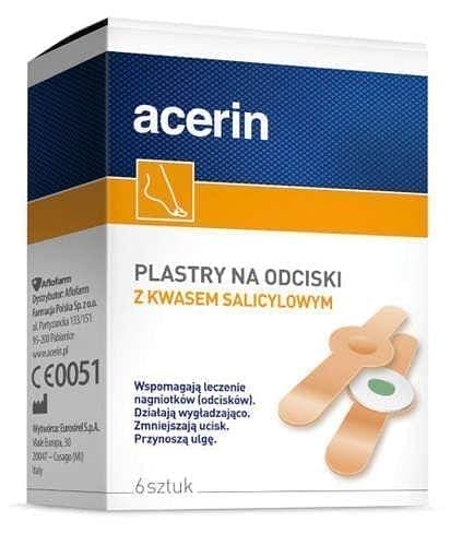 Acerin, patches for corns, blisters treatment UK