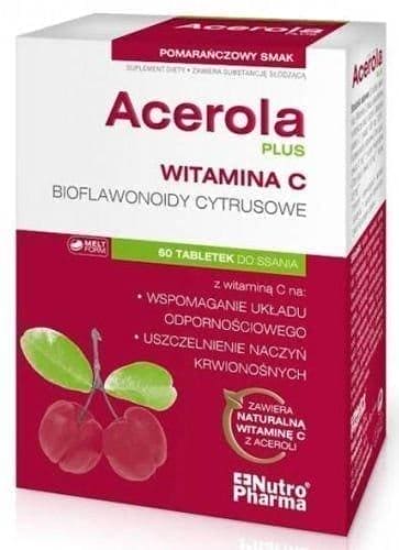 ACEROLA Plus lozenges, vitamin c ascorbic acid UK