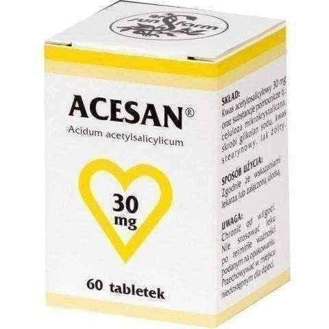 Acesan, aspirin, thromboembolism, venous thrombosis UK