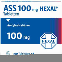 Acetylsalicylic acid, ASS 100 HEXAL tablets UK