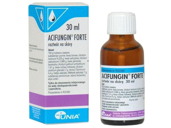 ACIFUNGIN FORTE 30ml, antiseptic solution UK