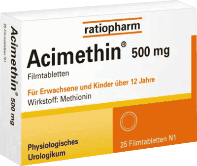 ACIMETHIN, urinary tract infections, methionine, urinary acidifiers UK
