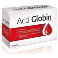 ACTI-globin x 30 tablets is rich in iron, zinc and vitamin preparation UK