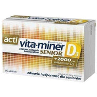 Acti Vita-miner Senior D3 x 60 tablets UK