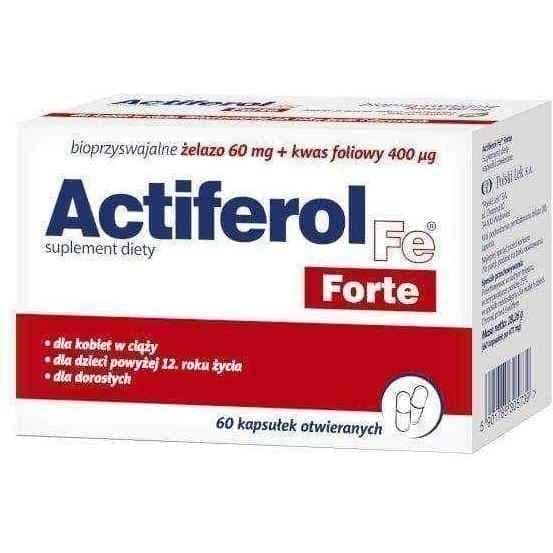 Actiferol Fe Forte 60mg x 60 capsules UK