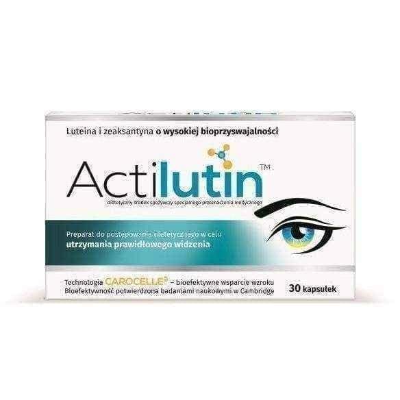 Actilutin x 30 capsules, normal eye vision UK