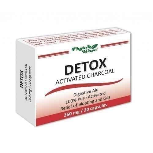 ACTIVATED CHARCOAL DETOX 260mg. UK