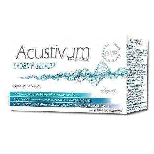 Acustivum x 56 tablets, hearing aids uk UK