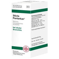 Acute bronchitis, respiratory tract infection, STICTA PENTARKAN Mixture UK