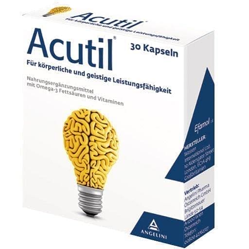 ACUTIL capsules, omega-3 fatty acids, folic acid, vitamin B12 UK