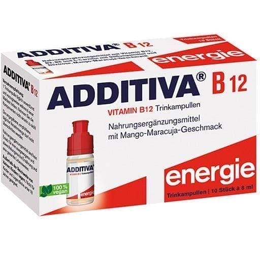 ADDITIVA Vitamin B12 drinking, vitamin B6, B2, L-arginine, L-carnitine, L-lysine UK