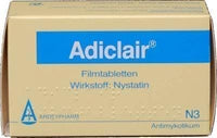 ADICLAIR film-coated tablets, Nystatin, vaginal yeast infections UK