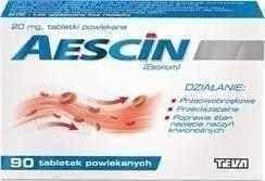 AESCIN x 90, treatment of edema UK