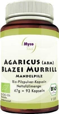 AGARICUS BLAZEI Murrill ABM mushroom powder capsules 93 pc UK